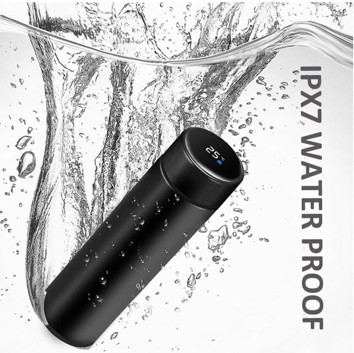 Milton Smart LED Flask – 24 Hour Insulated Bottle for Water, Tea, Coffe